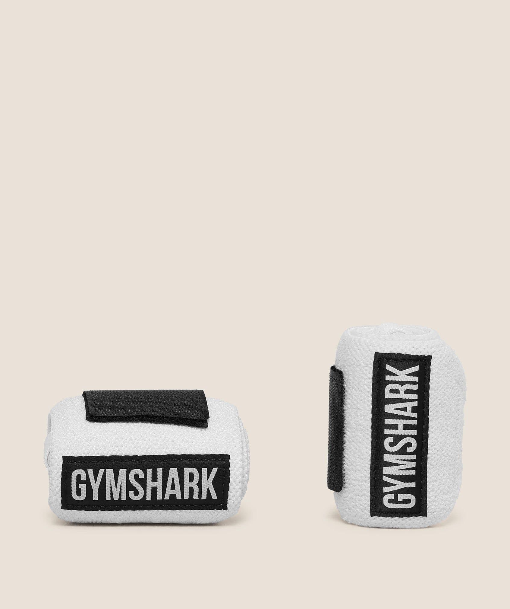 Gymshark Wrist Straps - White