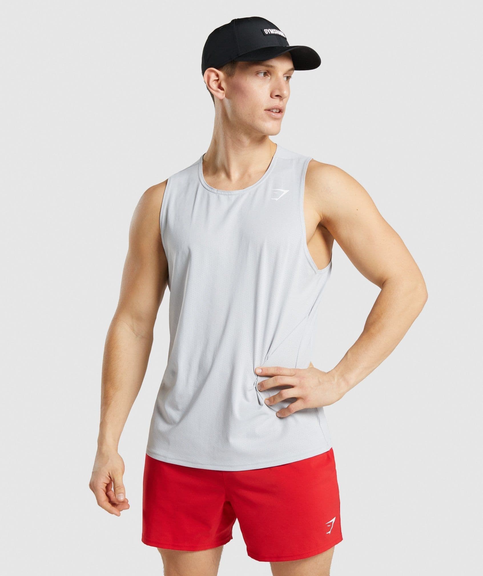 Gymshark Arrival Tank - Light Grey