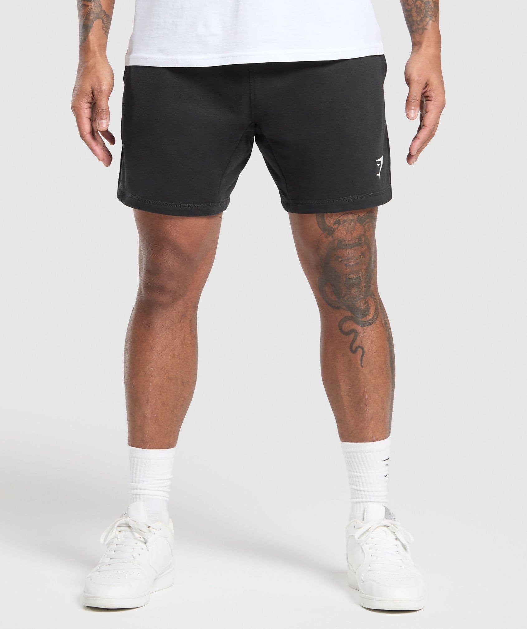 Gymshark Crest 7" Shorts - Black