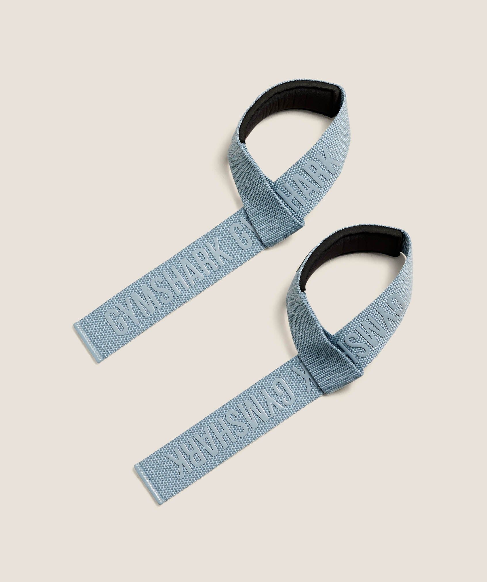 Gymshark Silicone Lifting Straps - Bench Blue