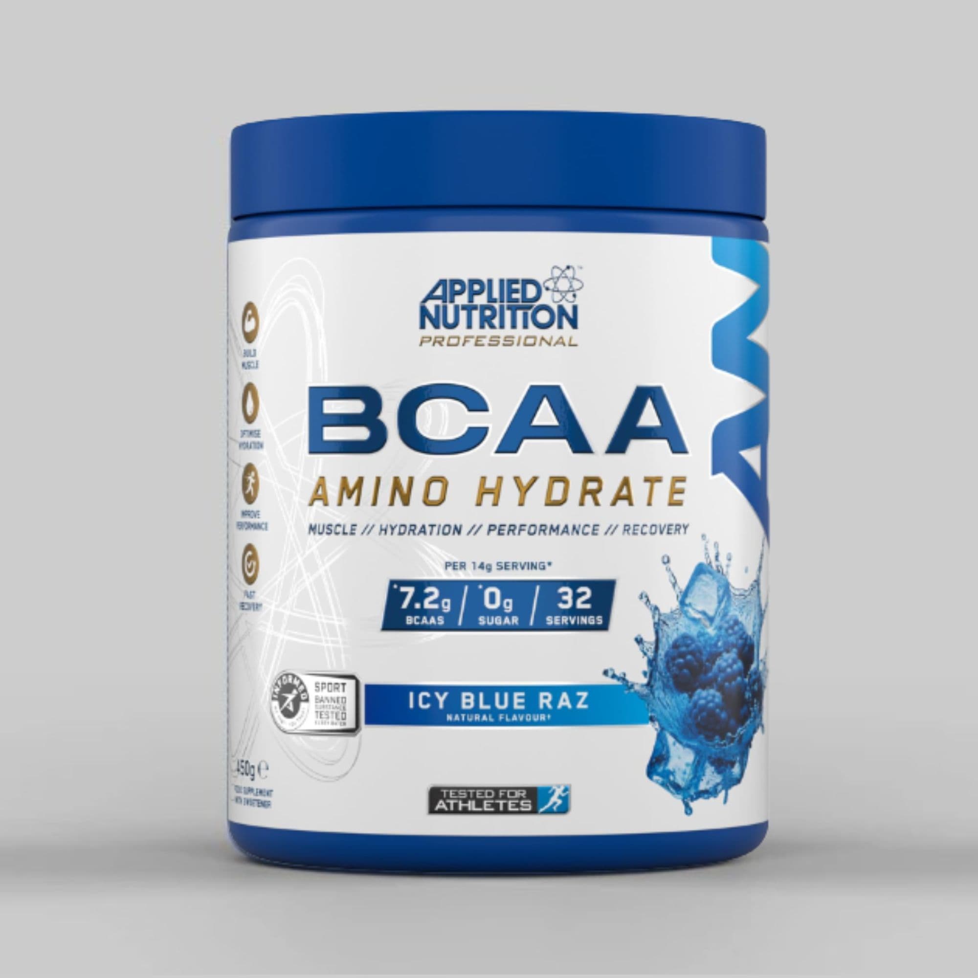 Applied Nutrition BCAA Amino Hydrate, Icy Blue Raz, 32 Serving