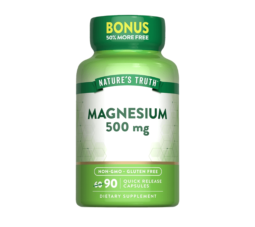 Nature's Truth 500mg Magnesium, 90 Softgels