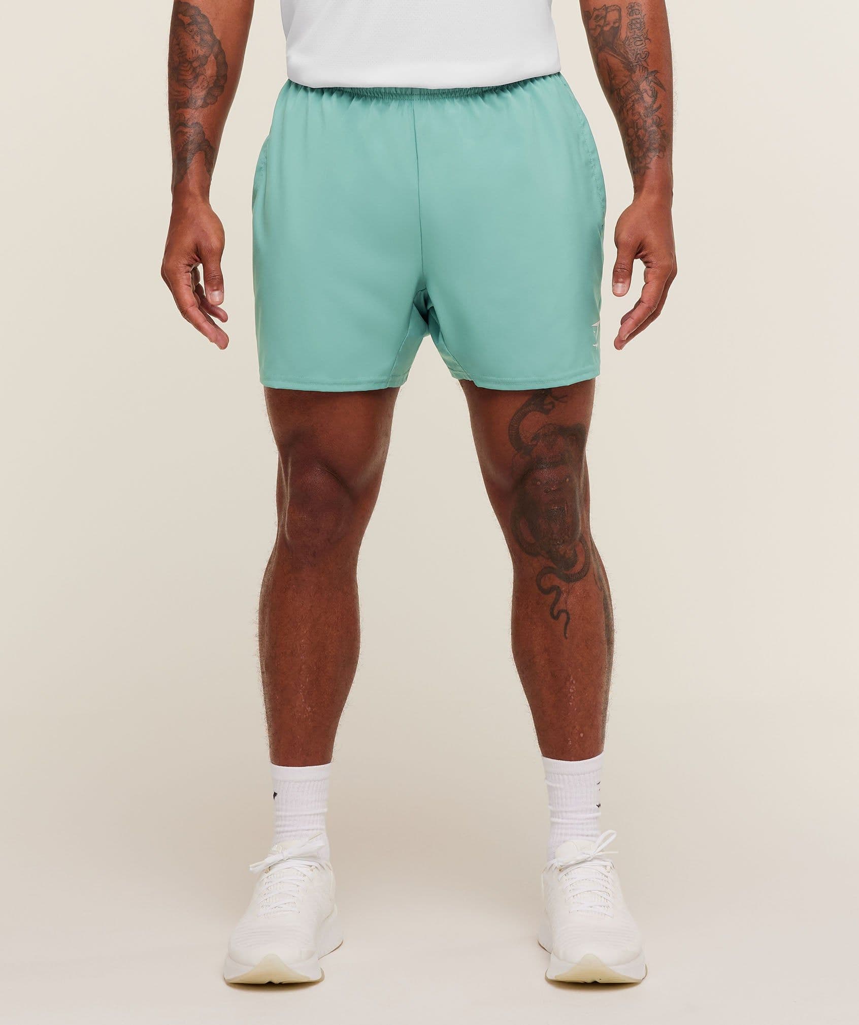 Gymshark Arrival 5" Shorts - Muted Teal