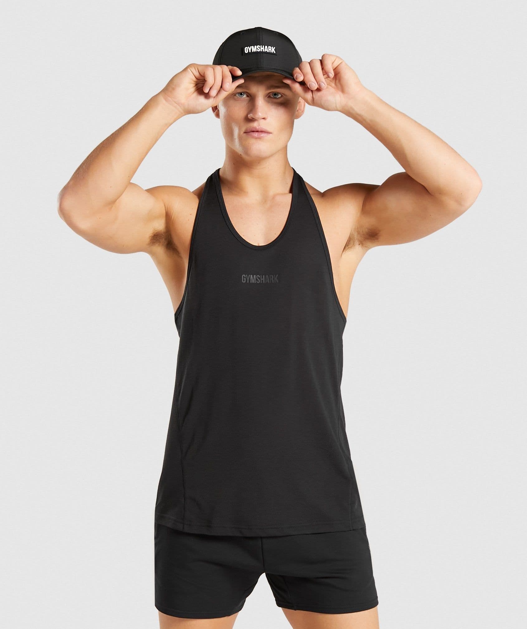 Gymshark Chalk Stringer - Black