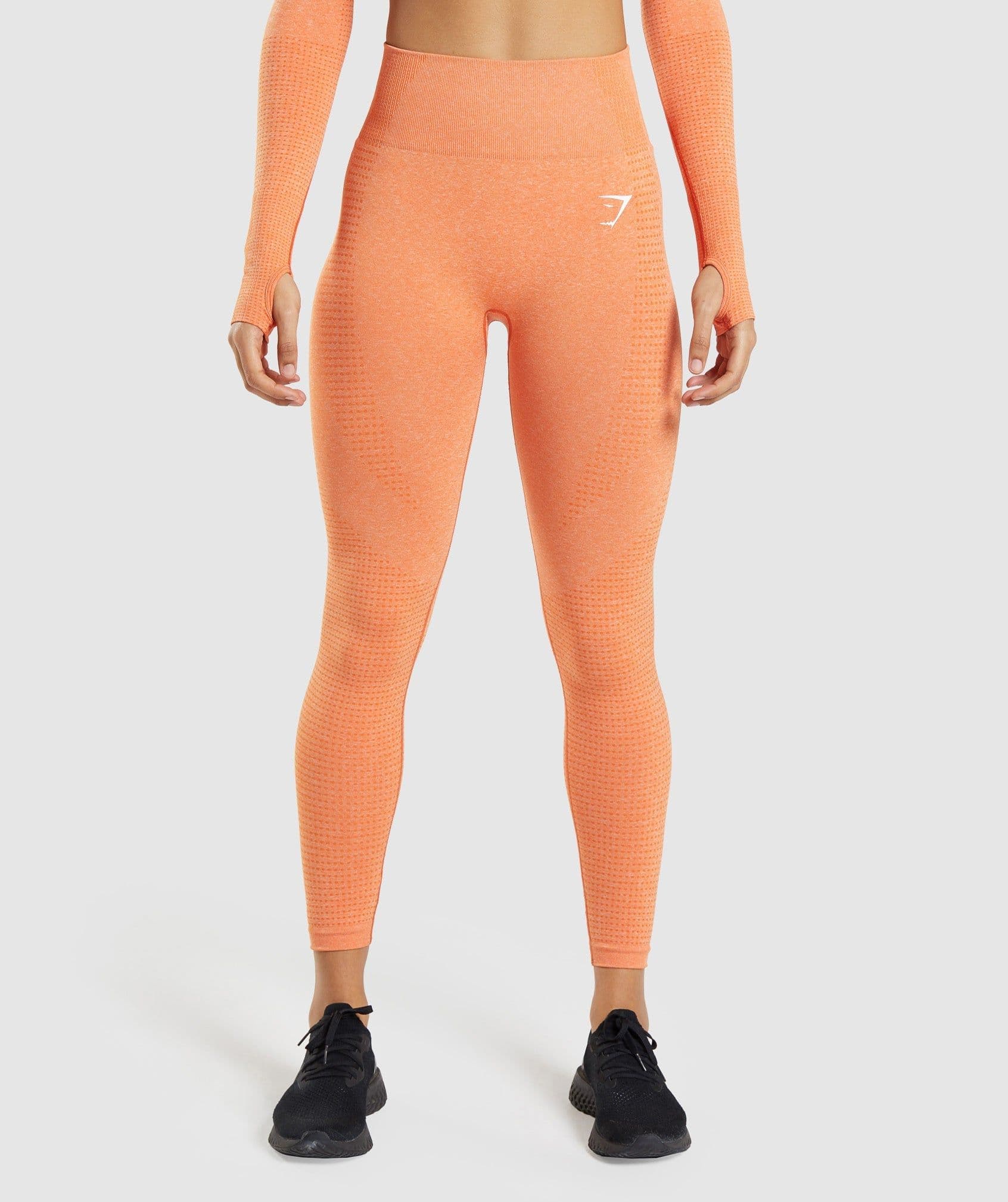 Gymshark Vital Leggings - Apricot Orange Marl