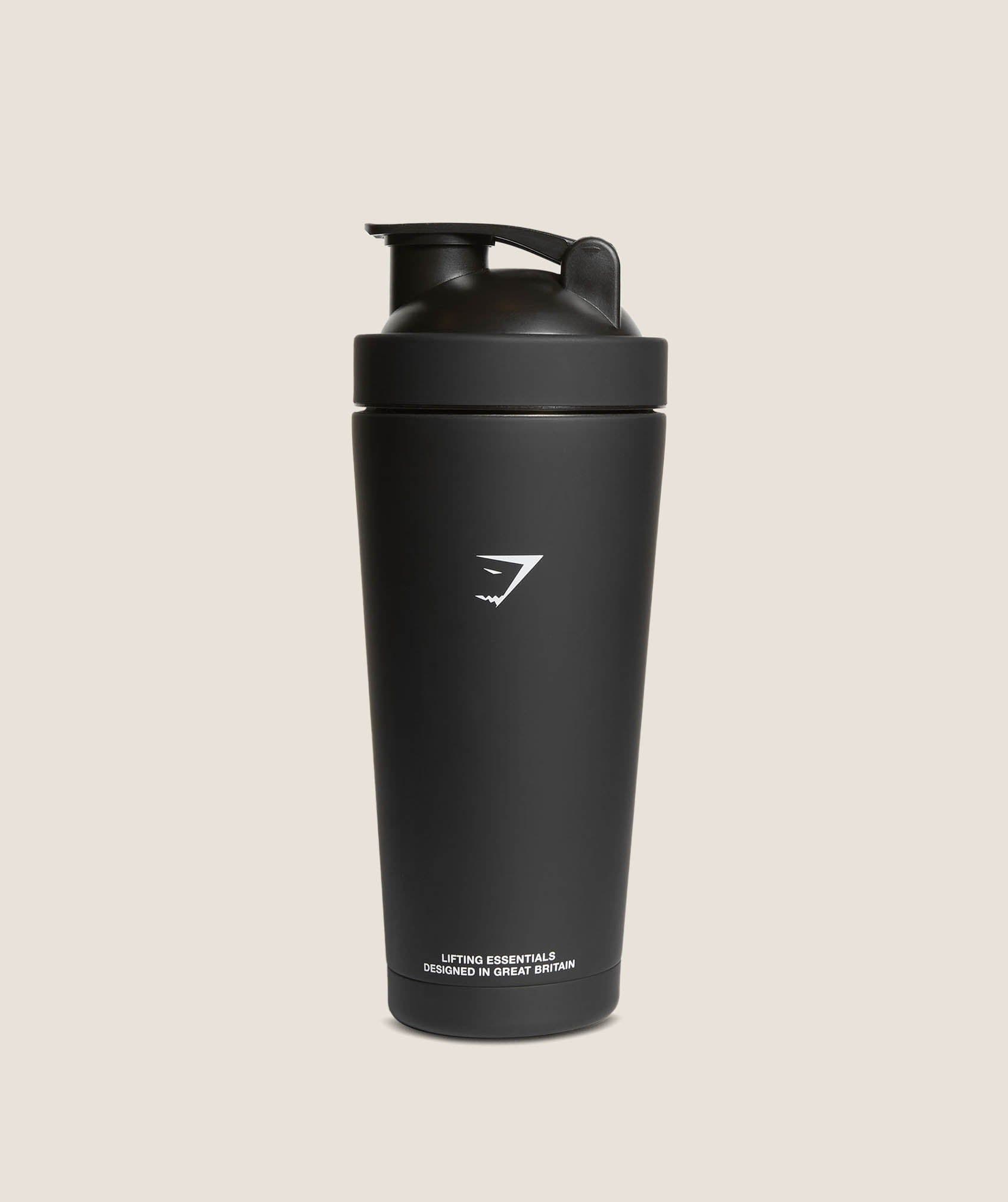 Gymshark Matte Metal Shaker - Black