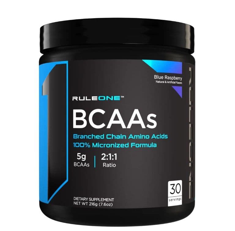 Rule1 BCAAs, Blue Raspberry, 30 Serving