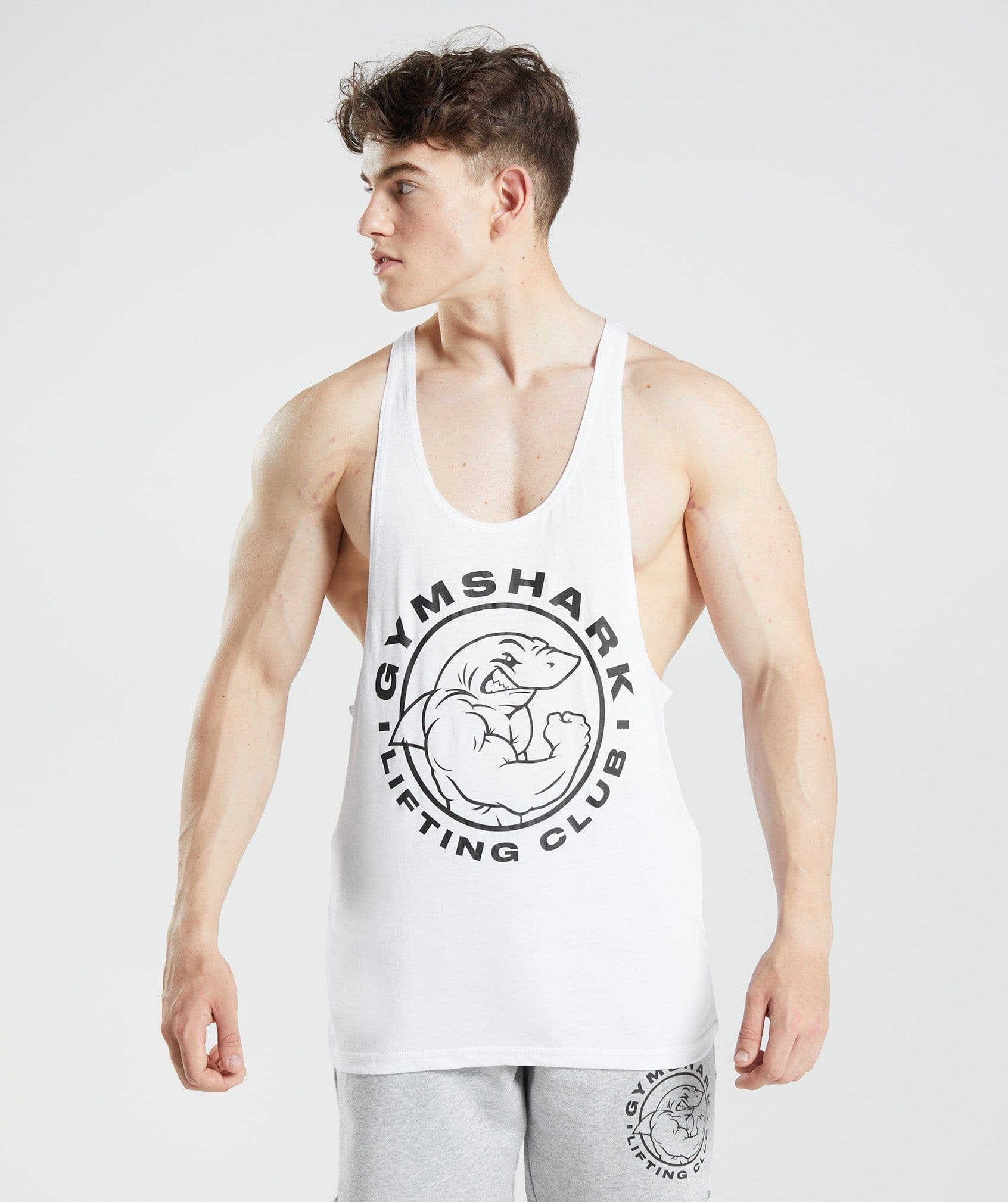 Gymshark Legacy Stringer - White